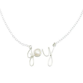 Joy sterling silver necklace