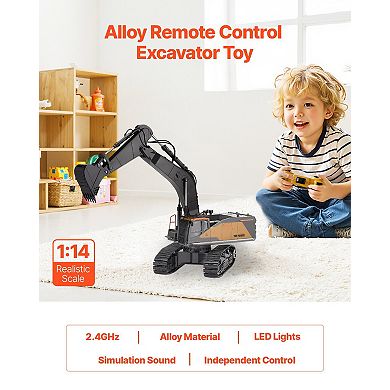 22-Channel RC Excavator, 1:14 Scale