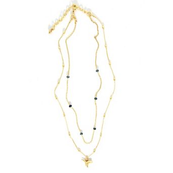 Hummingbird Lapis Convertible Necklace