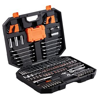 145 pc Professional Tool Set with SAE/Metric Sockets & Storage Case