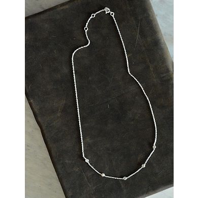 Delicate Pearl Sterling Necklace