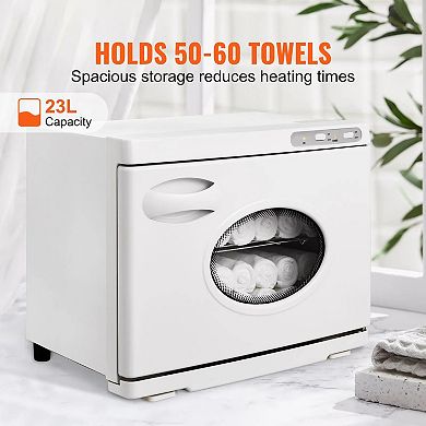 23L Commercial Towel Warmer with Large Viewing Window & Dual Racks