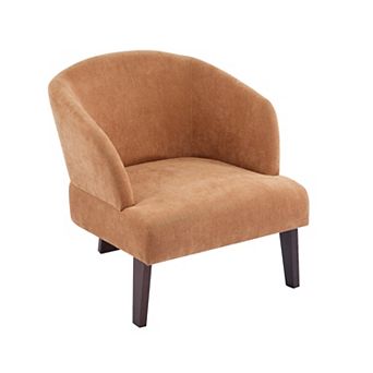 Liora Mid-Century Round Back Accent Chair by Christopher Knight Home