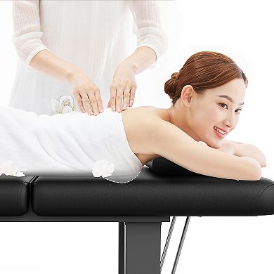 Massage Table Square Leg , Adjustable Capacity with Storage,Professional Spa Table