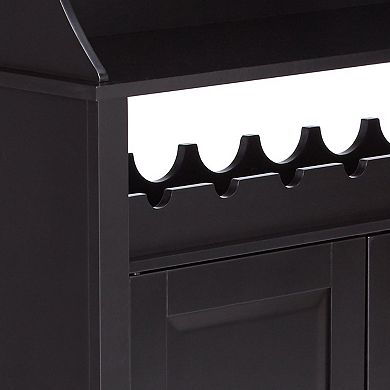 Kings Brand Furniture Wood Wine Rack Buffet & Storage Cabinet