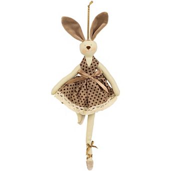 Northlight Plush Ballerina Bunny 13 Inch Wall Decor