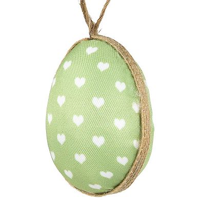 Northlight 6-pc. Fabric Easter Egg Christmas Ornament Set