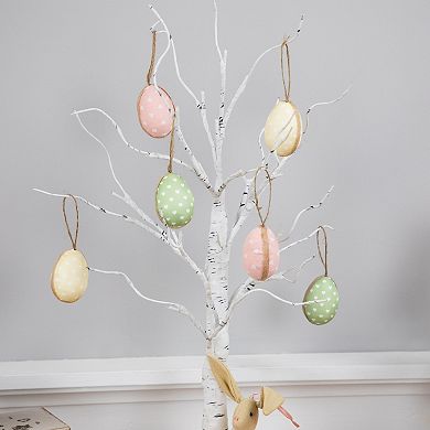 Northlight 6-pc. Fabric Easter Egg Christmas Ornament Set