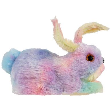 Northlight 7 Inch Plush Tie Dye Easter Bunny Figurine