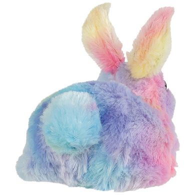 Northlight 7 Inch Plush Tie Dye Easter Bunny Figurine