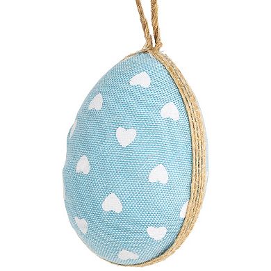 Northlight 6-pc. Fabric Easter Egg Christmas Ornament Set