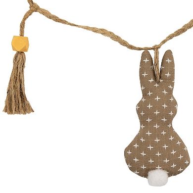 Northlight 4-ft. Carrots & Bunnies Plush Easter Garland