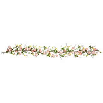 Northlight 6-ft. Artificial Easter Eggs & Flower Buds Garland