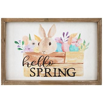 Northlight Hello Spring Easter Bunny Wall Decor