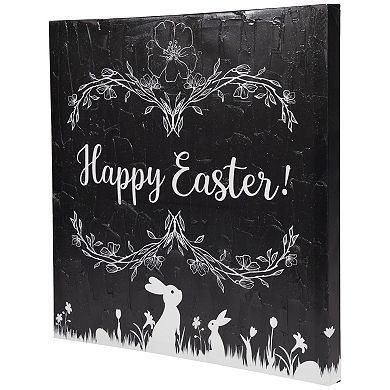 Northlight Happy Easter Bunnies Canvas Wall Decor