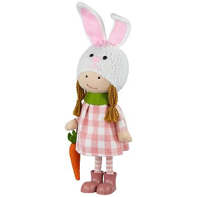 Northlight 13 Inch Bunny Hat Figurine Table Decor