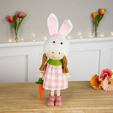 Northlight 13 Inch Bunny Hat Figurine Table Decor