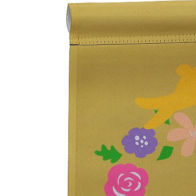 Northlight Hopping Bunnies Happy Easter Floral Outdoor Garden Flag