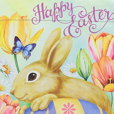 Northlight Bunny & Butterflies Happy Easter Outdoor Garden Flag