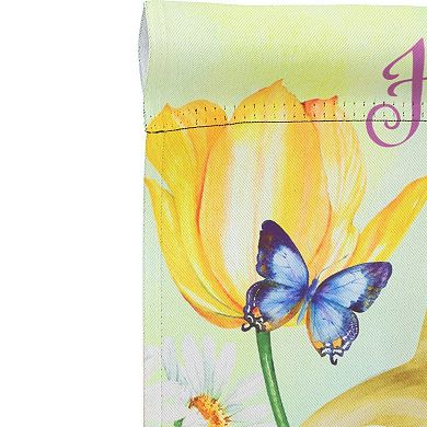 Northlight Bunny & Butterflies Happy Easter Outdoor Garden Flag