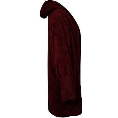 Women's Double-Sided Fleece Long Open Cardigan Loose Oversized Outerwear