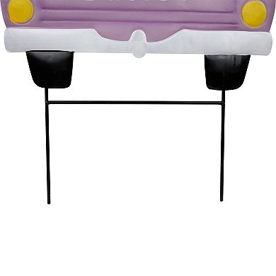 Northlight Back Seat Bunny Happy Easter Outdoor Garden Stake