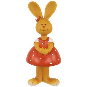 Northlight 8 Inch Bunny Girl Outdoor Garden Statue