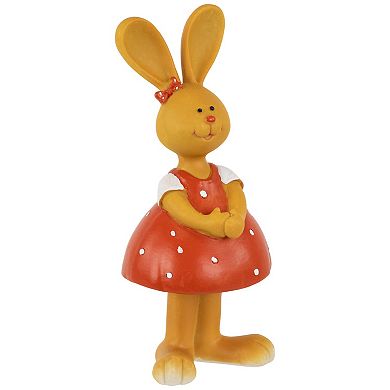 Northlight 8 Inch Bunny Girl Outdoor Garden Statue