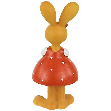 Northlight 8 Inch Bunny Girl Outdoor Garden Statue