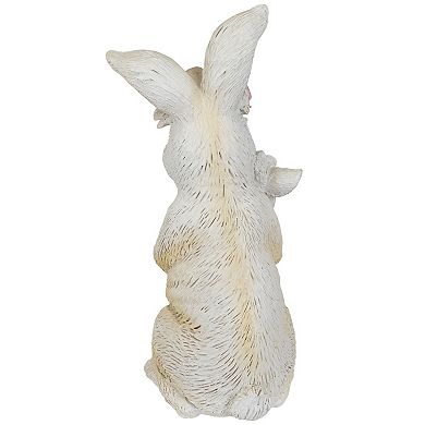 Northlight Mother & Baby Bunny Outdoor Garden Statue