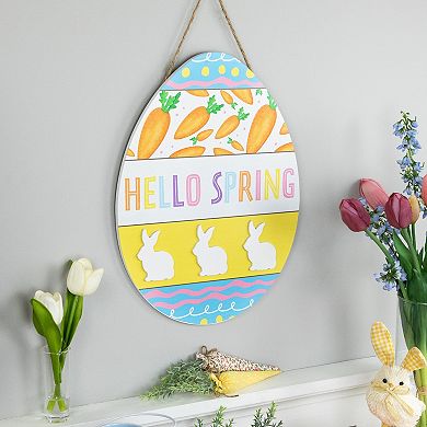 Northlight Hello Spring Easter Egg Wall Decor