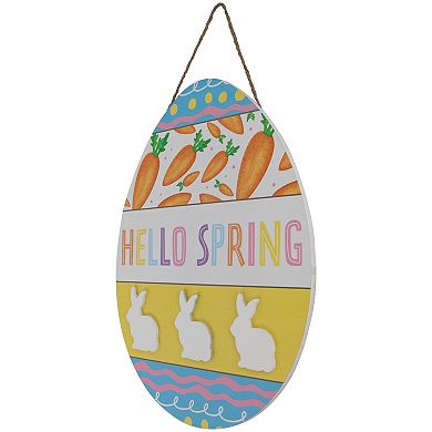 Northlight Hello Spring Easter Egg Wall Decor