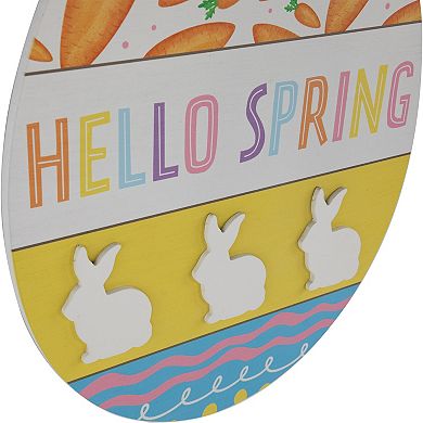 Northlight Hello Spring Easter Egg Wall Decor