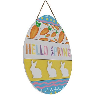 Northlight Hello Spring Easter Egg Wall Decor