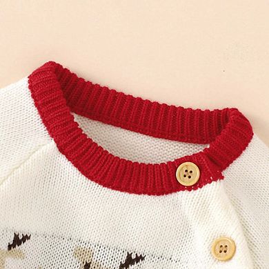 Baby Girl Embroidered Pattern Long Sleeve Autumn Style Christmas Dress