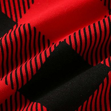 Girls Christmas Cartoon Collection Printing Design Top And Plaid Pants Set