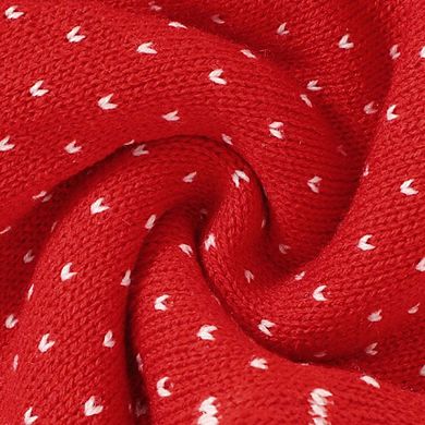 Baby Dinosaur And Dot Print Pattern Christmas Style Knit Warm Romper