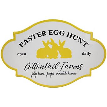 Northlight Easter Egg Hunt Vintage-Style Metal Wall Decor