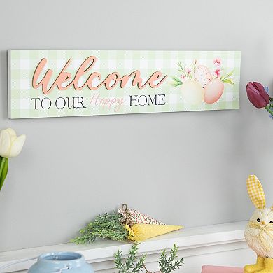 Northlight Welcome to Our Hoppy Home Wall Decor