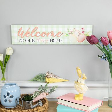 Northlight Welcome to Our Hoppy Home Wall Decor