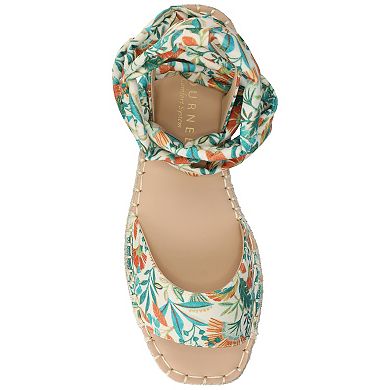 Journee Emelie Medium & Wide Width Woven Espadrille Women's Flat Sandals