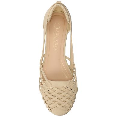 Journee Ekko Medium & Wide Width Slip-On Round Toe Women's Flat Sandals