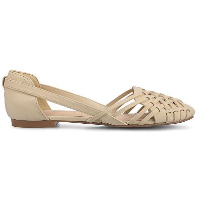 Journee Ekko Medium & Wide Width Slip-On Round Toe Women's Flat Sandals