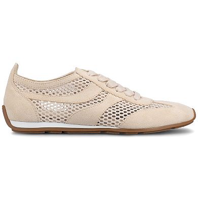 Journee Women's Chasse Mesh Round Toe Women's Lace Up Sneakers