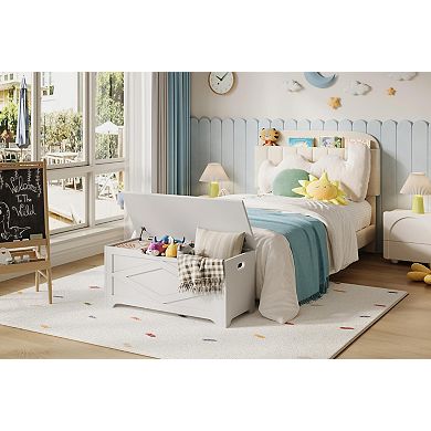 IDEALHOUSE Wooden Storage Bench