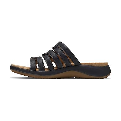 Clarks® Maelynn Abby Women's Leather Slip-On Sandals
