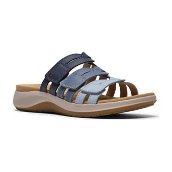Clarks® Maelynn Abby Women's Leather Slip-On Sandals