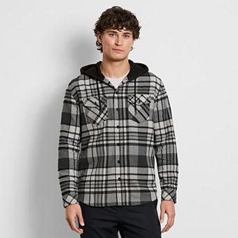 Big & Tall Hurley Bobby Hooded Button-Up Shirt