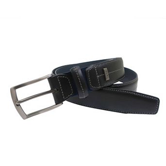 Men's IZOD Comfort Stretch Genuine Leather Belt