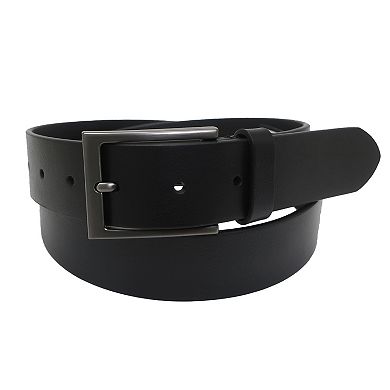 Men's IZOD Genuine Leather Cut Edge Belt for Dress & Casual Wear